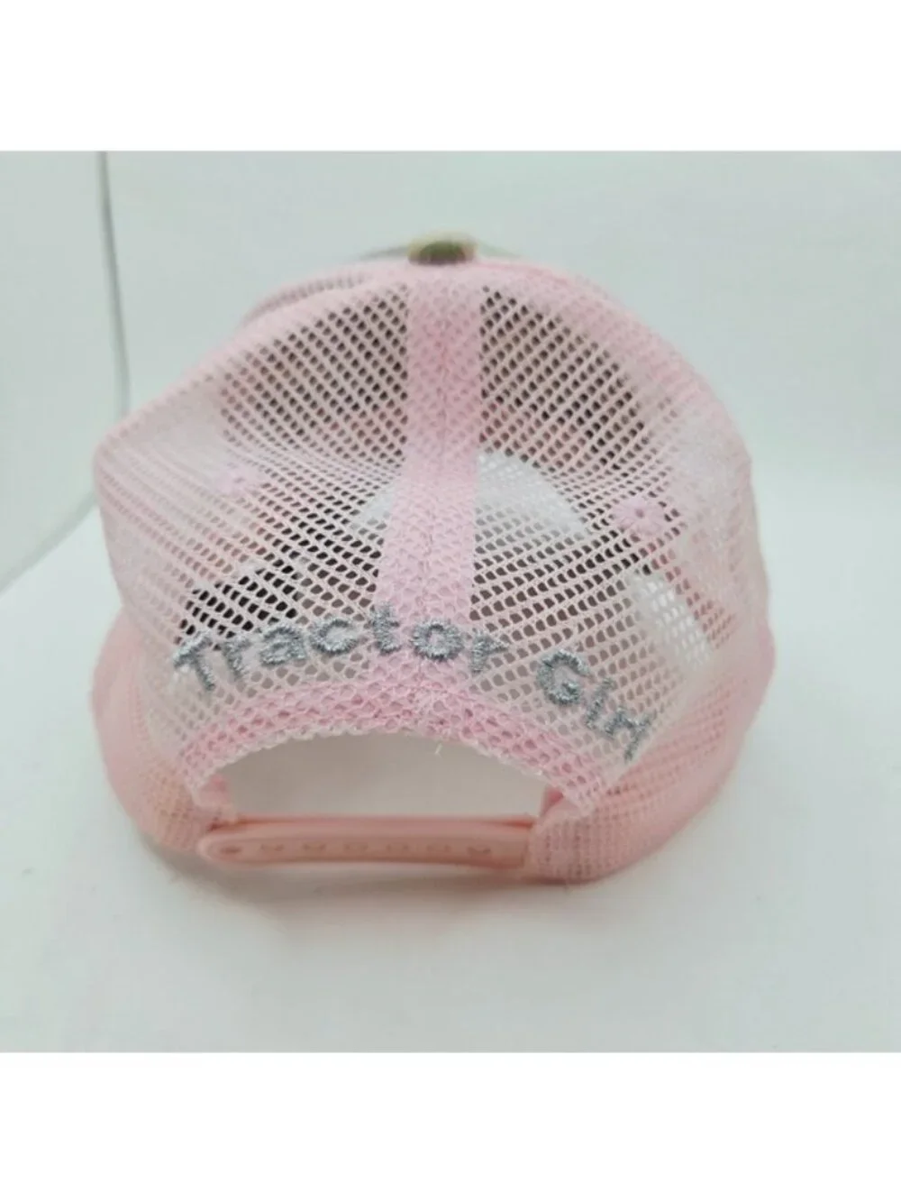 John Deere Camo & Pink Snap Back Trucker Hat Baseball Cap One Size Fits Most